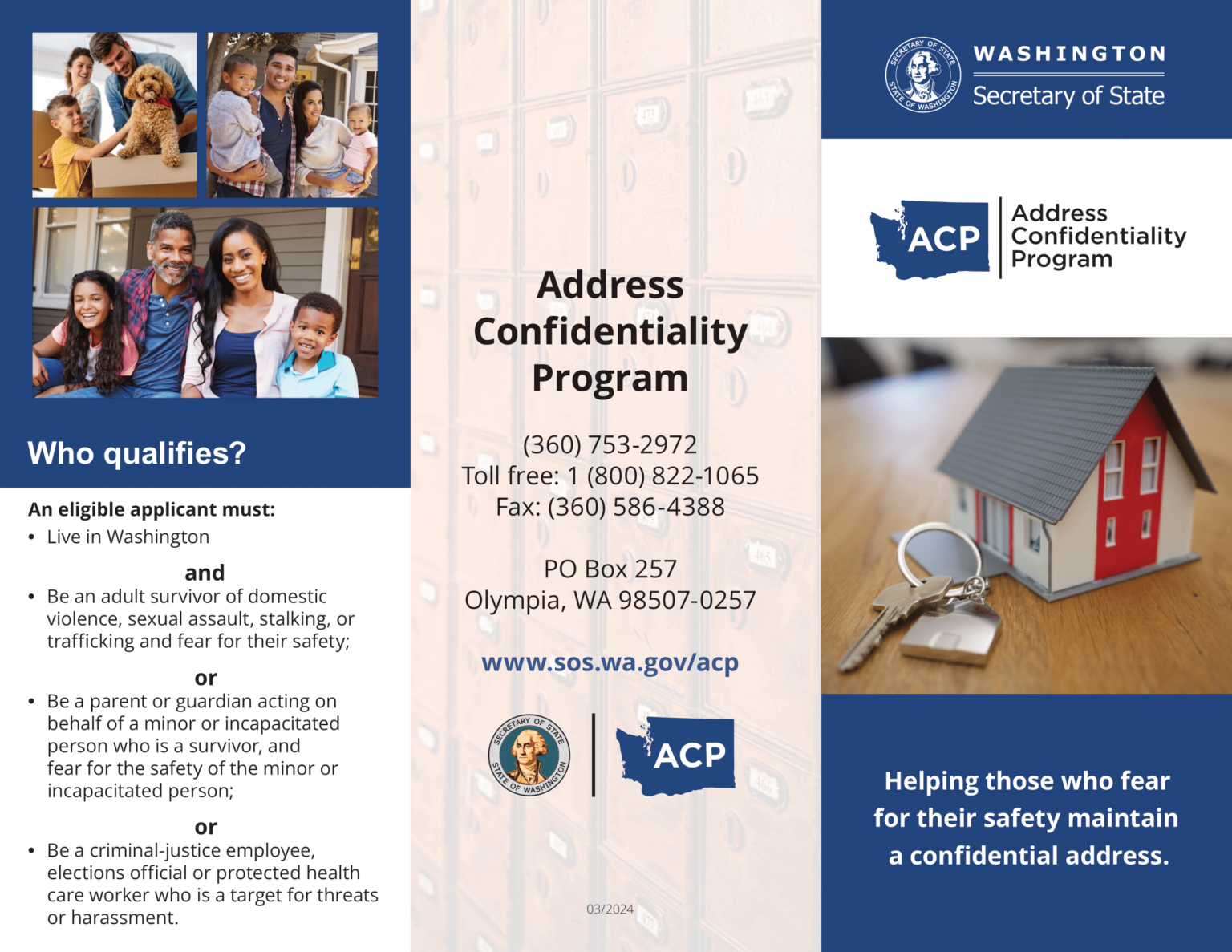 Address Confidentiality Program Helping Hands Project